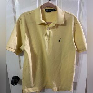 Nautica Men's Yellow Polo Shirt